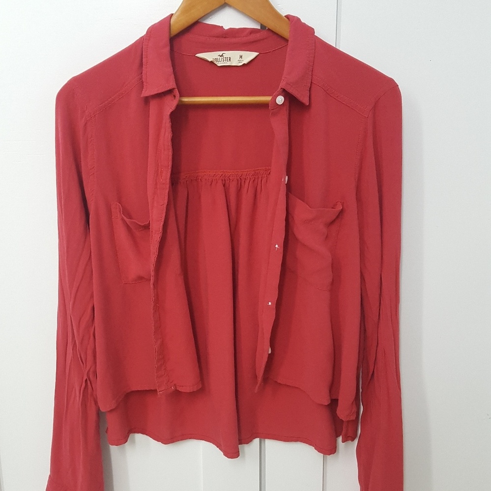 Button up collared shirt